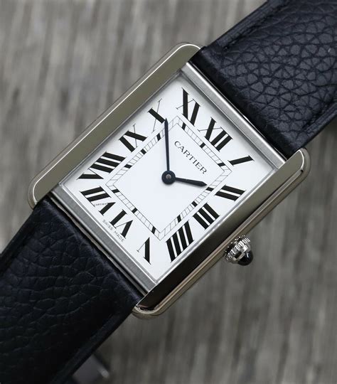 cartier tank solo celebrities|cartier tank solo watch large.